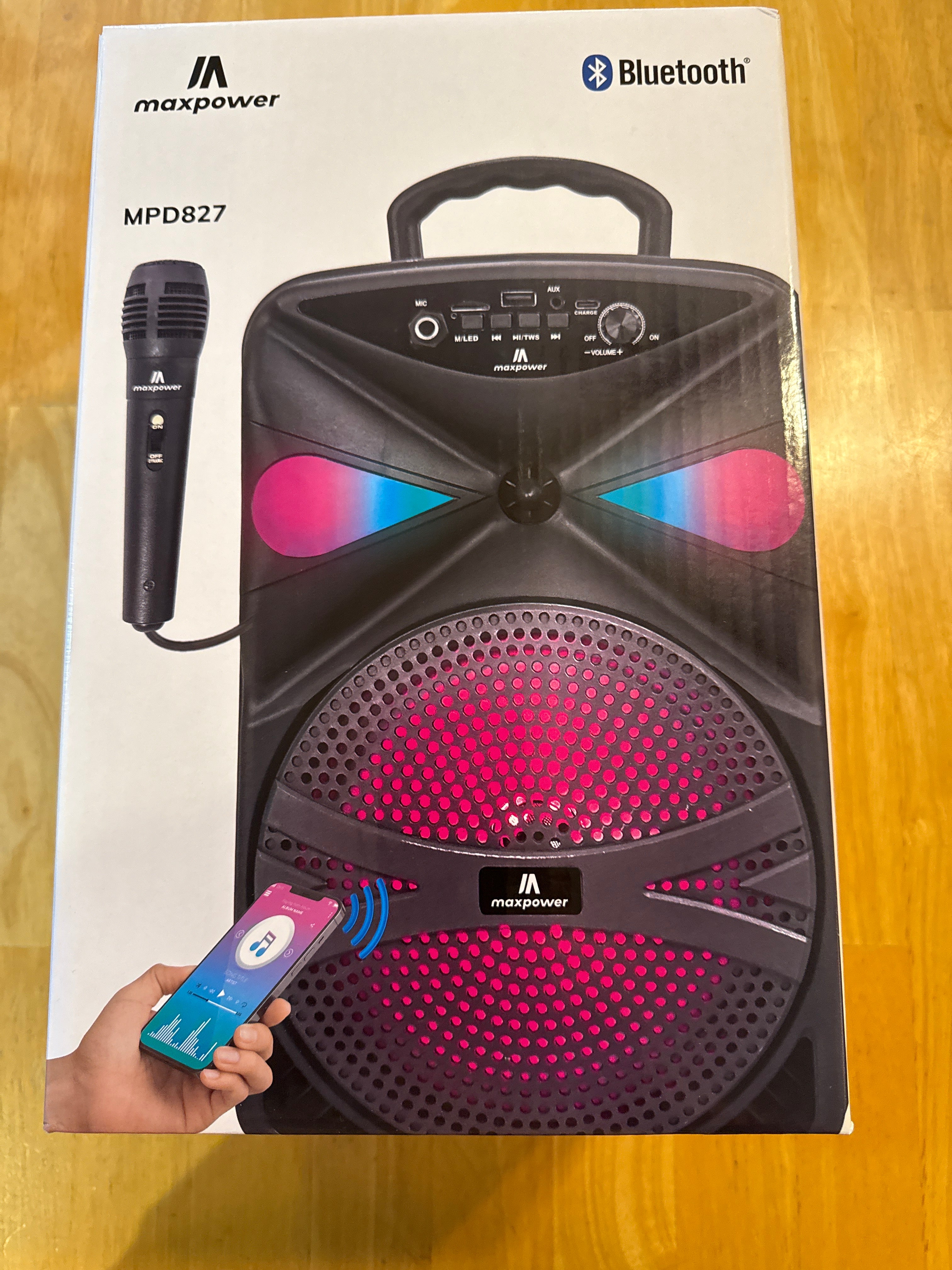 Max power Bluetooth Karaoke Speaker